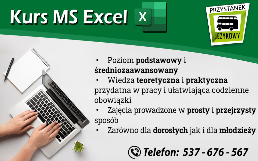 Reklama kursu MS Excel